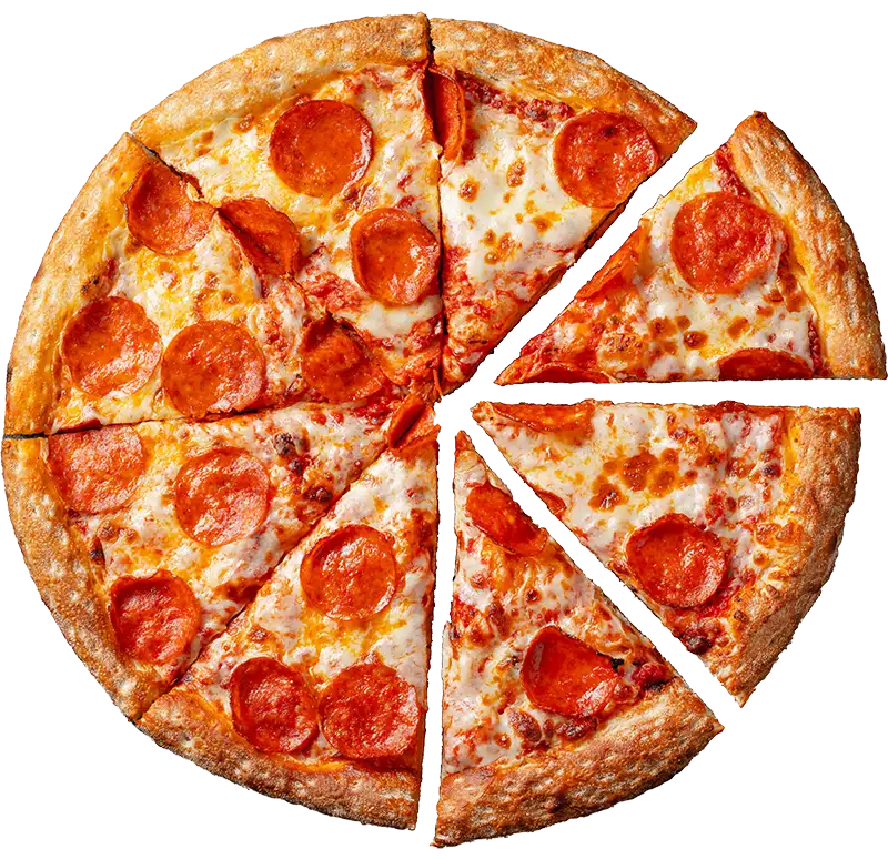 Sliced pepperoni pizza from the food menu at Jax 60 in Jackson, Michigan